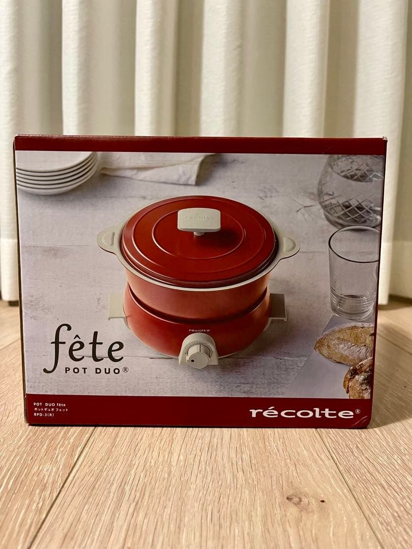 【新品未開封】récolte レコルト ポットデュオ フェット 電気鍋 1台5役