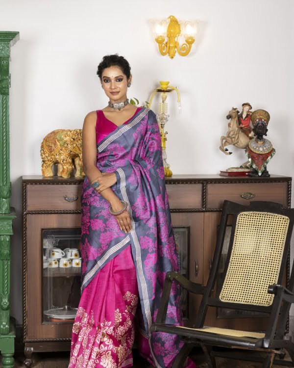 Nakshipar Murshidabad Silk Saree