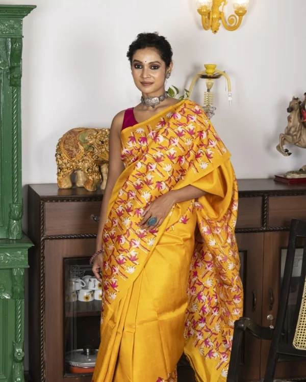 Nakshipar 3 Ply Murshidabad Silk