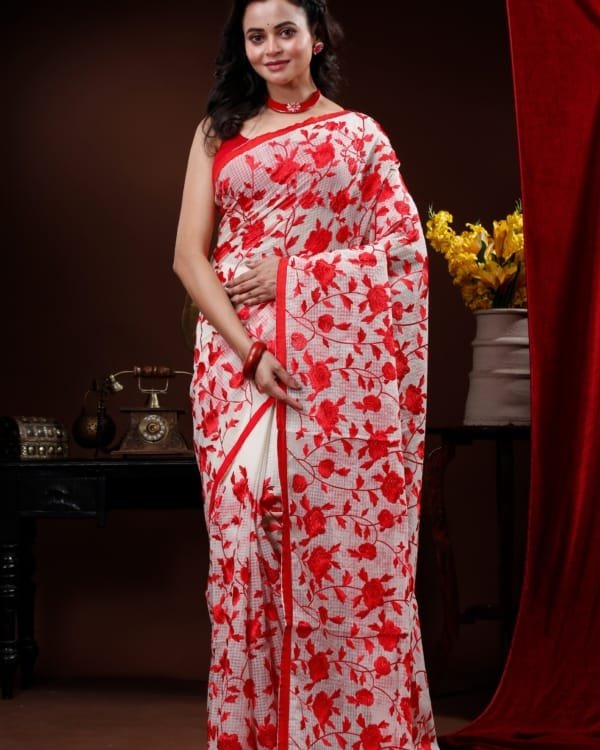 Nakshipar Resham Kota parshi saree