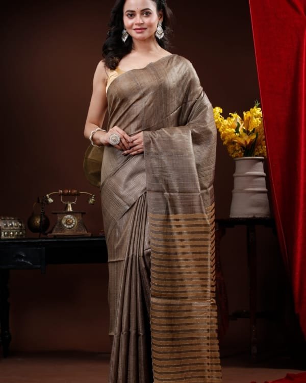 Nakshipar Tussar Gicha Saree