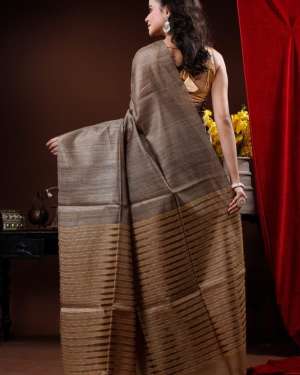 Nakshipar Tussar Gicha Saree