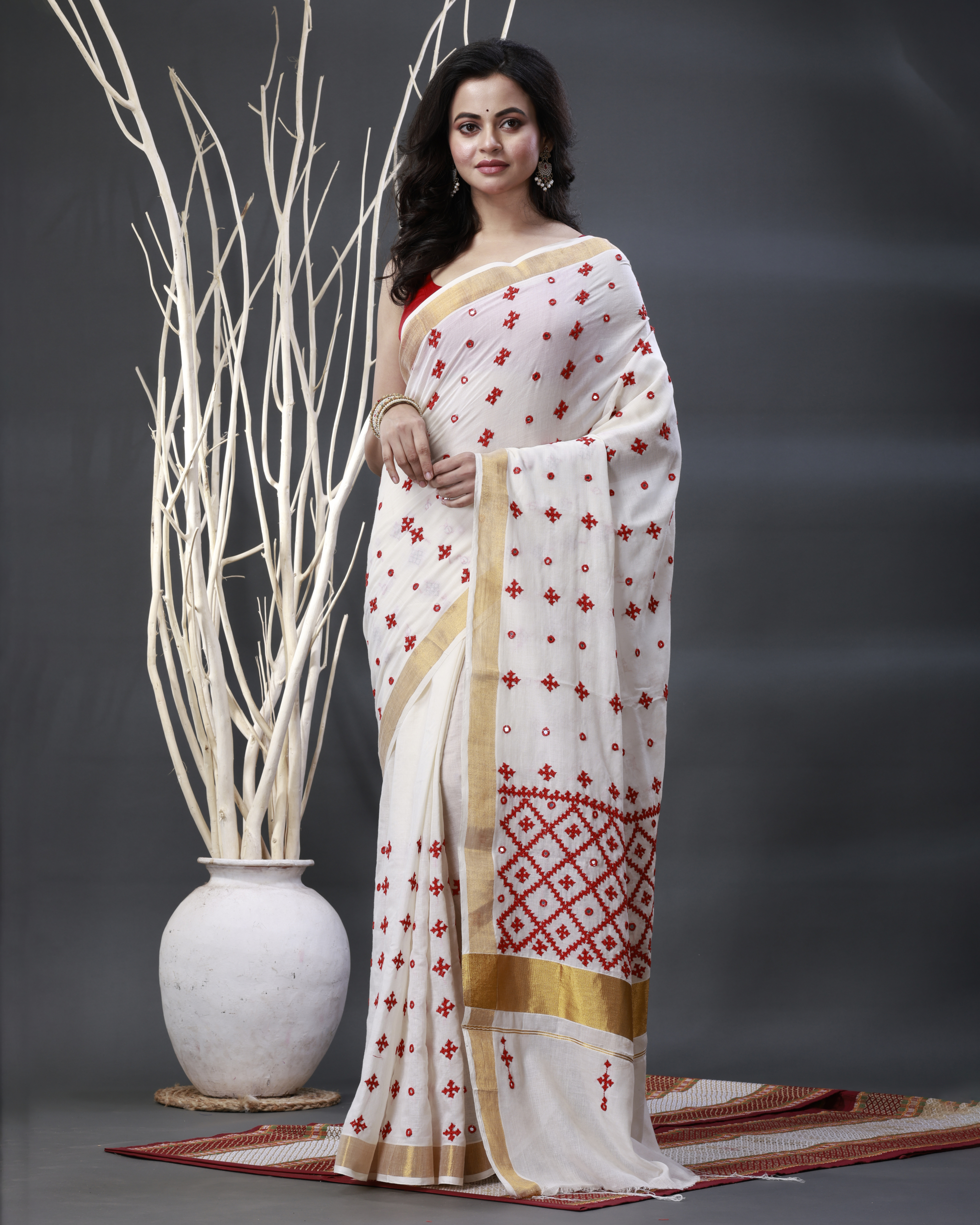 Cotton Gujrati Saree
