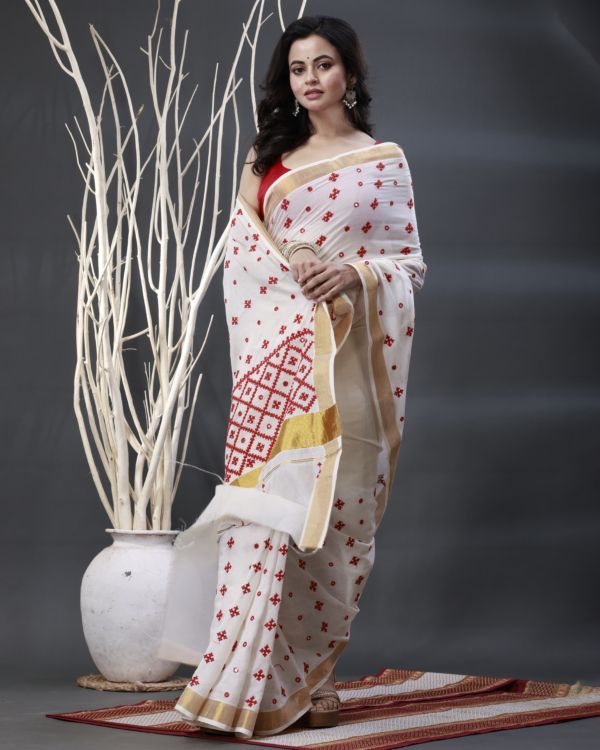 Cotton Gujrati Saree