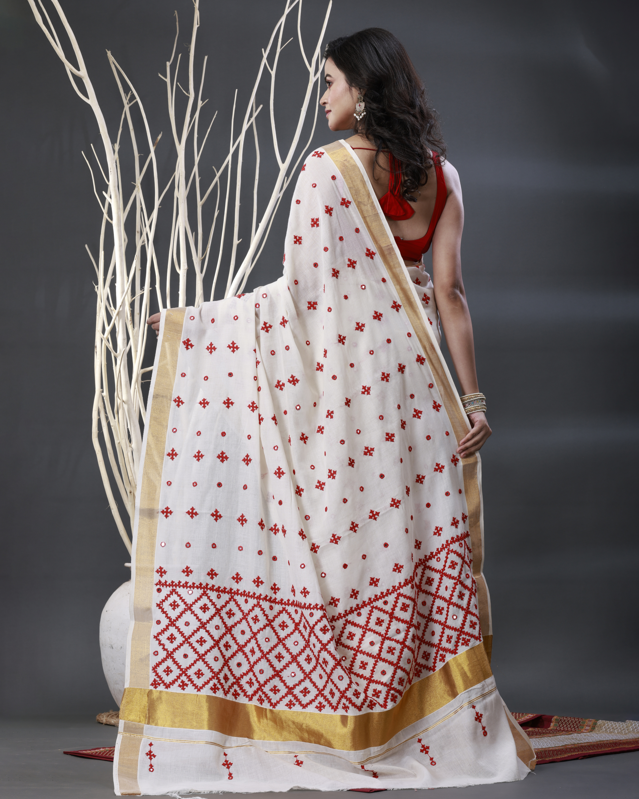Cotton Gujrati Saree