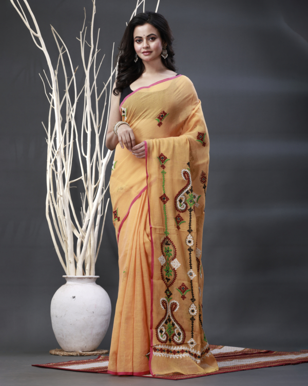 Cotton Gujrati Saree